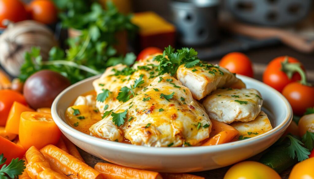 Beneficios nutricionales del pollo al ajillo Beneficios nutricionales del pollo al ajillo