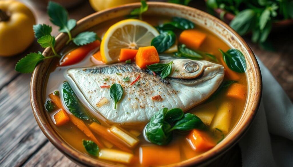 sopa de pescado saludable sopa de pescado saludable
